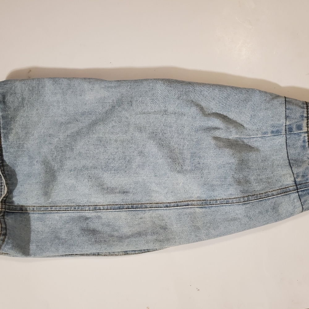 🔥SALE🔥R☆Rodeo Light Blue Wash Denim Skirt w/Side Buttons - Picture 8 of 8